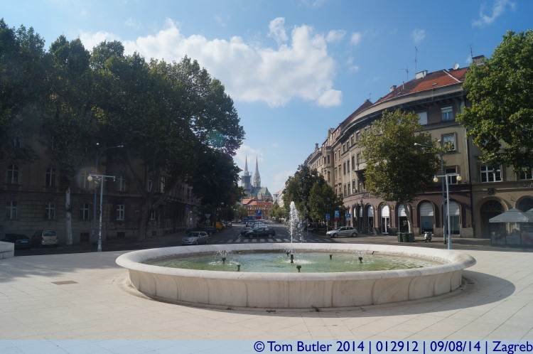 Photo ID: 012912, Looking towards the Cathedral, Zagreb, Croatia