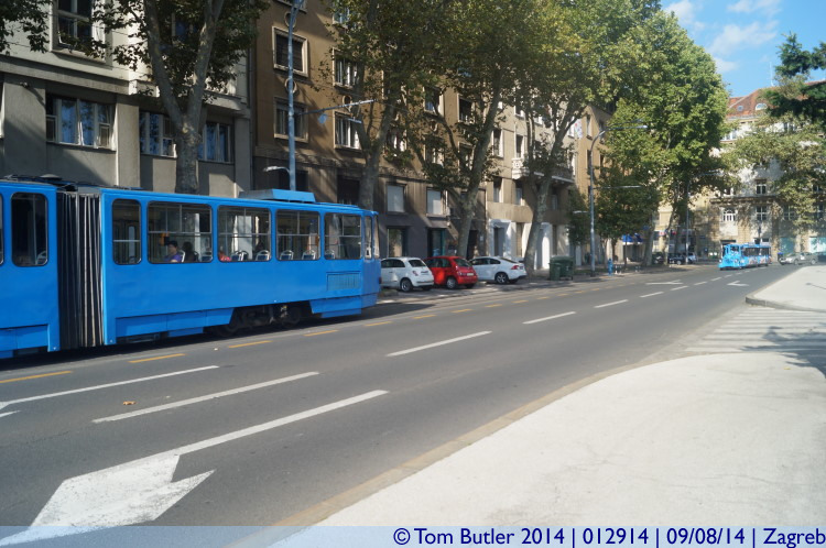 Photo ID: 012914, Tram and land train, Zagreb, Croatia
