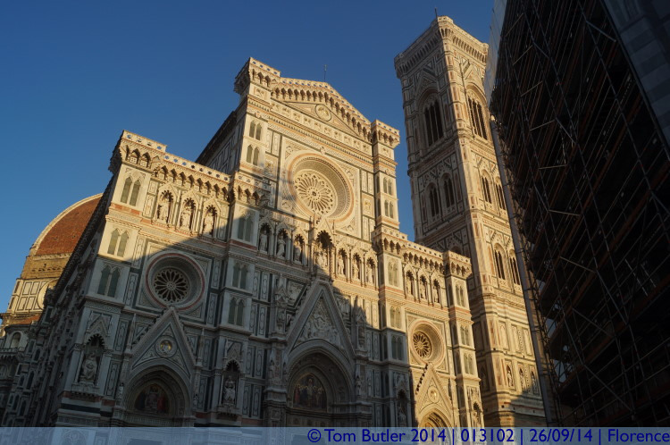 Photo ID: 013102, The front of the Duomo, Florence, Italy