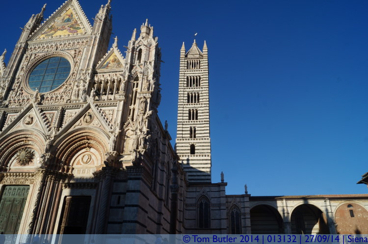 Photo ID: 013132, Duomo and Campanile, Siena, Italy