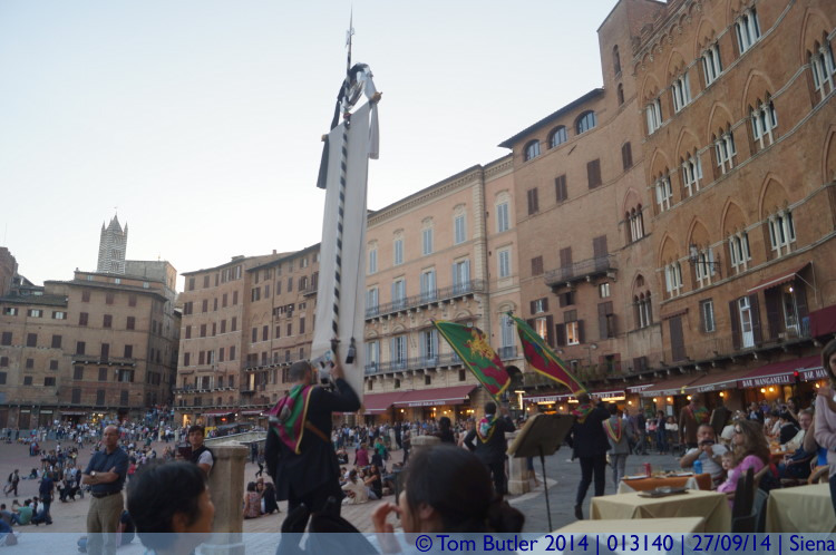 Photo ID: 013140, The winning Palio team parade, Siena, Italy