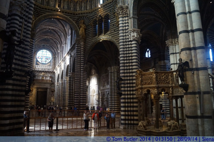 Photo ID: 013150, Inside the Duomo, Siena, Italy