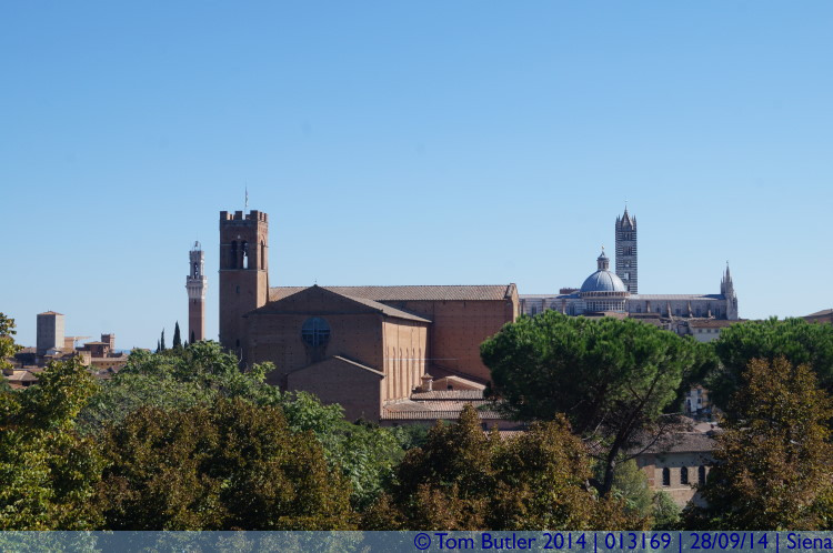 Photo ID: 013169, View from the fortress, Siena, Italy