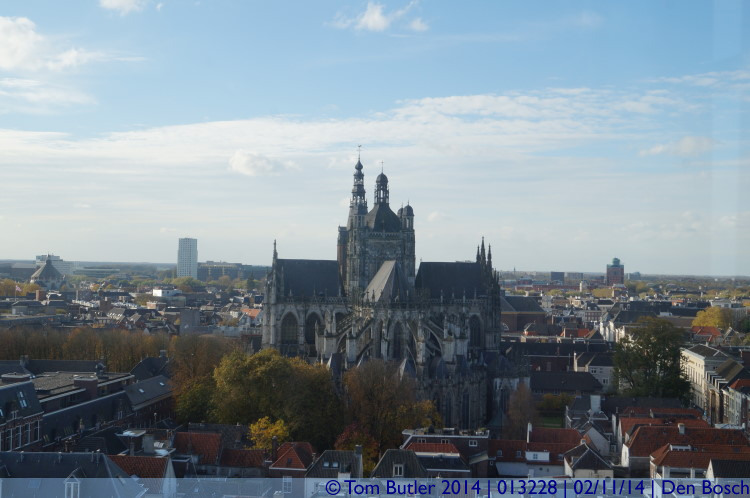 Photo ID: 013228, Cathedral from the art centre, Den Bosch, Netherlands