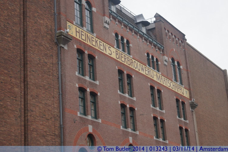 Photo ID: 013243, Side of the Brewery, Amsterdam, Netherlands