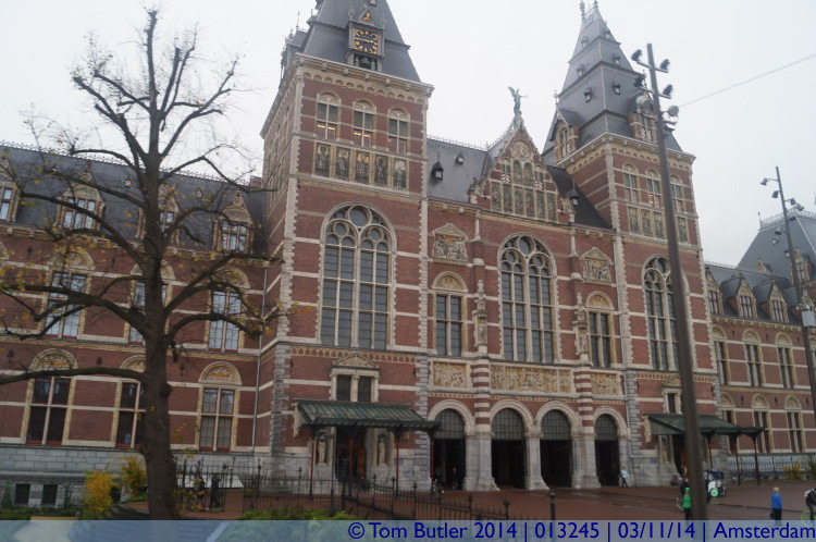 Photo ID: 013245, Front of the Rijksmuseum, Amsterdam, Netherlands