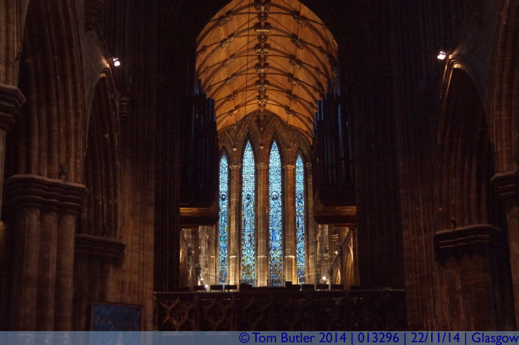 Photo ID: 013296, Inside the Cathedral, Glasgow, Scotland