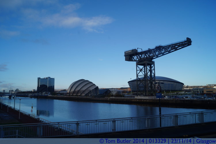 Photo ID: 013329, Approaching the Exhibition Centre, Glasgow, Scotland