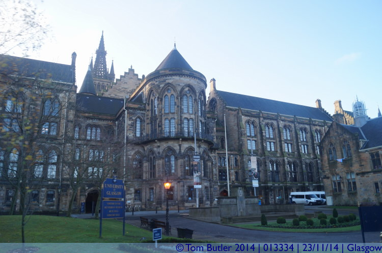 Photo ID: 013334, University Buildings, Glasgow, Scotland