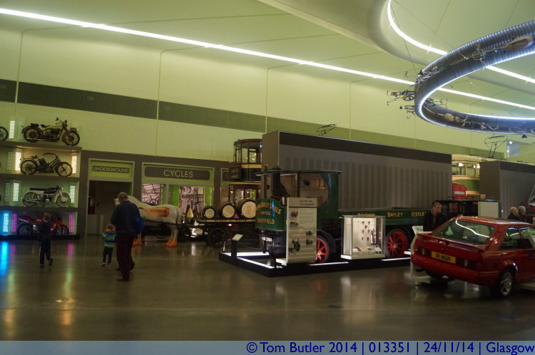 Photo ID: 013351, Inside the Riverside Museum, Glasgow, Scotland
