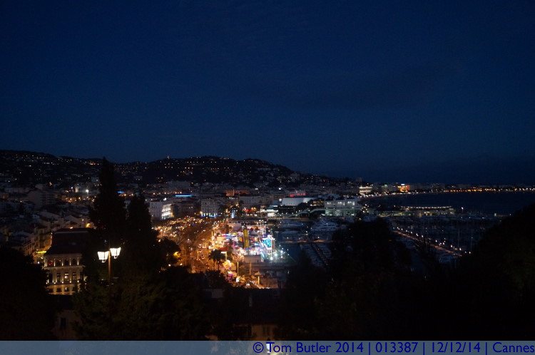 Photo ID: 013387, View over Cannes, Cannes, France