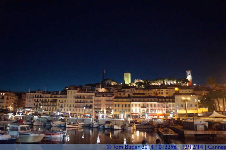 Photo ID: 013396, Castle and Harbour, Cannes, France