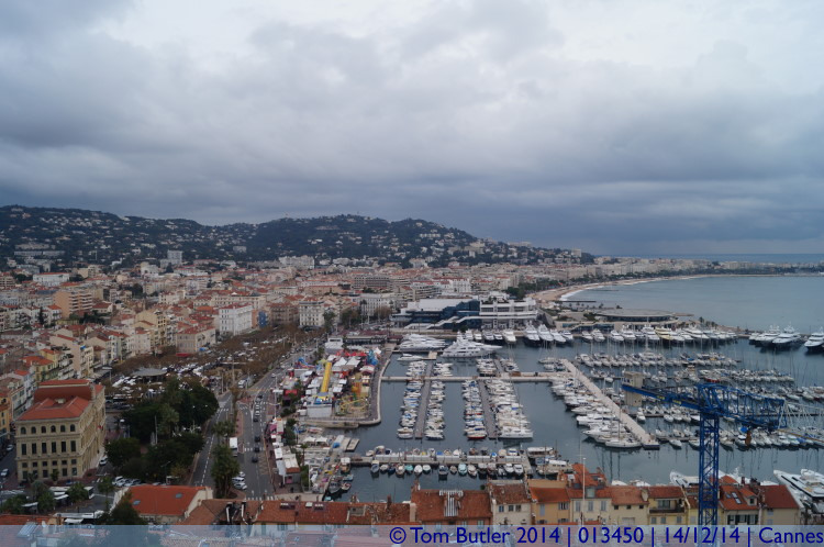 Photo ID: 013450, View over Cannes, Cannes, France
