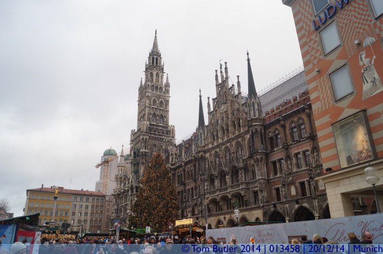 Photo ID: 013458, Looking across the Marienplatz, Munich, Germany