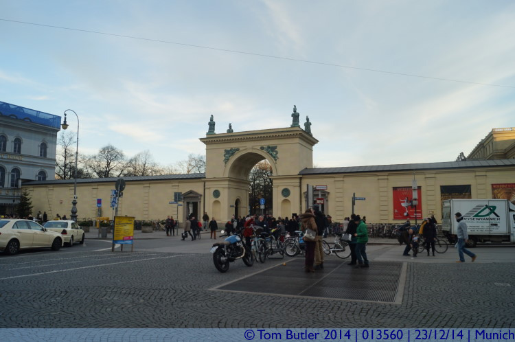 Photo ID: 013560, Entrance to the Hofgarten, Munich, Germany