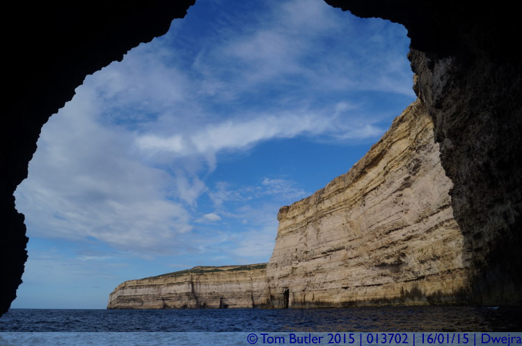 Photo ID: 013702, Inside the sea cave, Dwejra, Malta