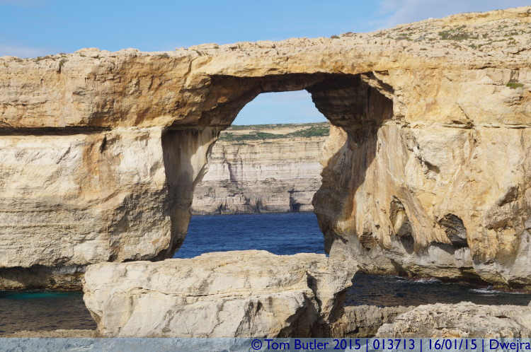 Photo ID: 013713, Looking through the window, Dwejra, Malta