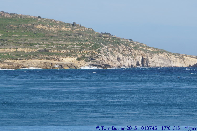 Photo ID: 013745, The sea smashing into Gozo, Mgarr, Malta