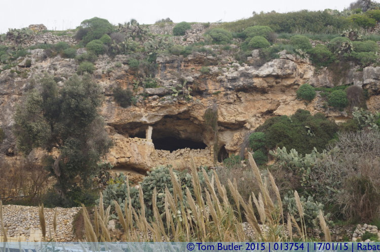 Photo ID: 013754, Caves in the cliffs, Rabat, Malta