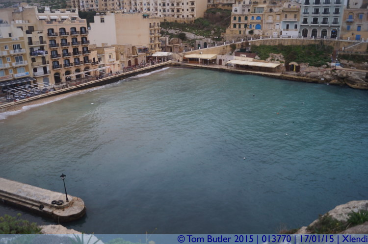 Photo ID: 013770, Looking down on the harbour, Xlendi, Malta