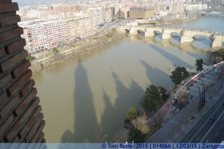 Photo ID: 014066, Looking down on the Ebro, Zaragoza, Spain