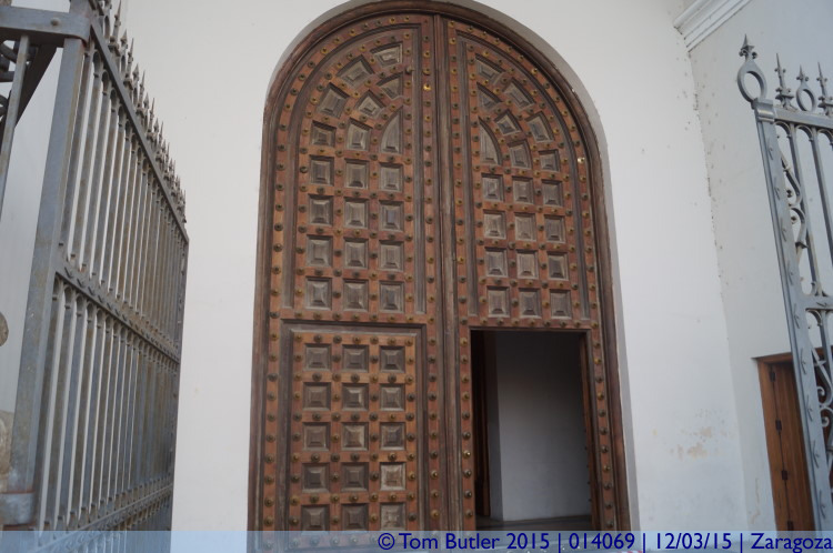 Photo ID: 014069, Entrance to the Basilica, Zaragoza, Spain