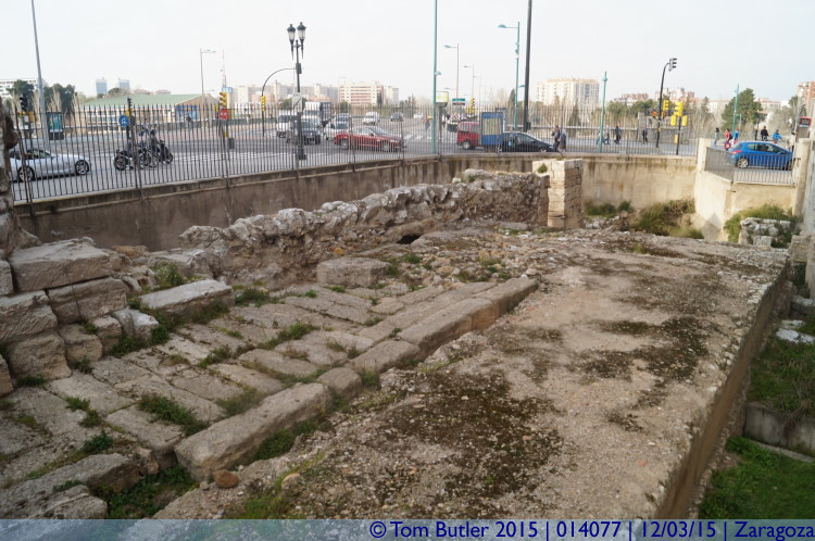 Photo ID: 014077, Ruins of the Roman Wall, Zaragoza, Spain
