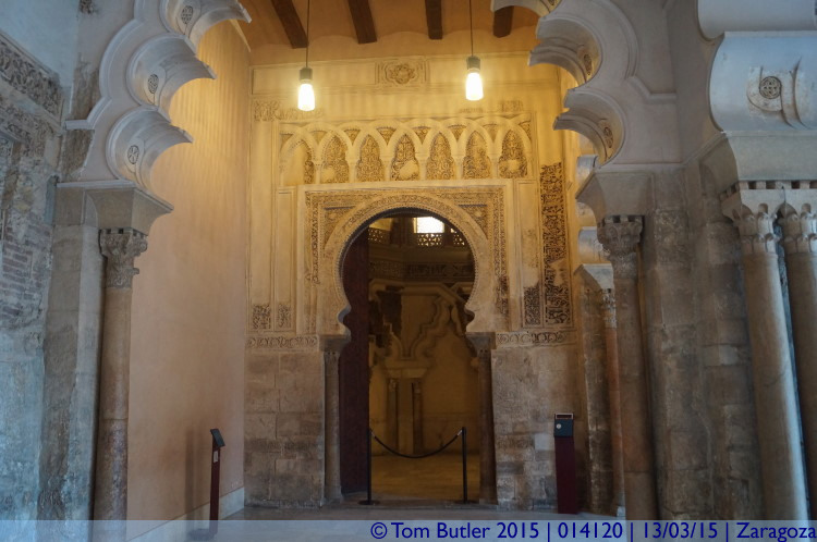 Photo ID: 014120, Reminders of the Moorish palace, Zaragoza, Spain