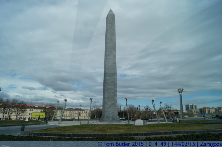 Photo ID: 014149, Obelisk, Zaragoza, Spain
