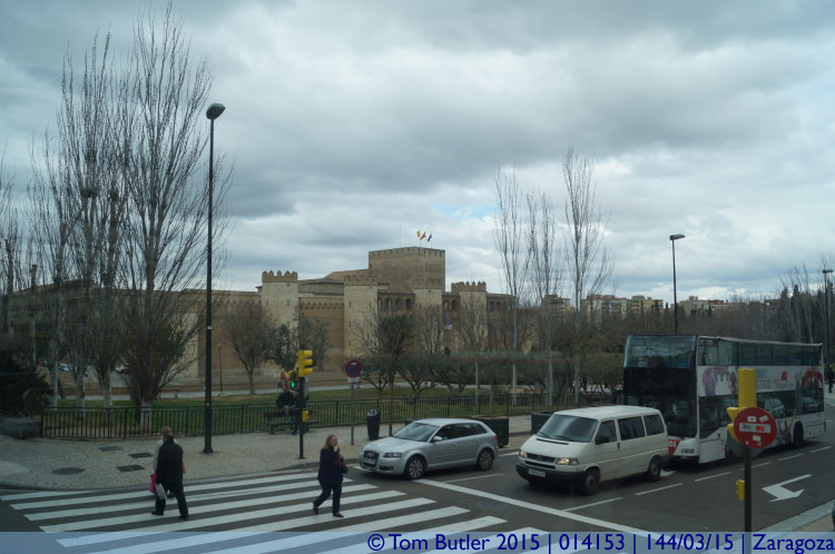 Photo ID: 014153, Approaching the Palace, Zaragoza, Spain