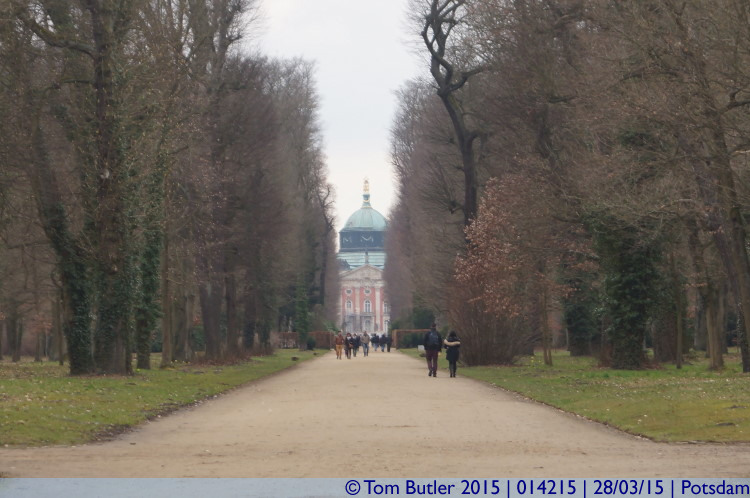 Photo ID: 014215, Looking towards the New Palace, Potsdam, Germany