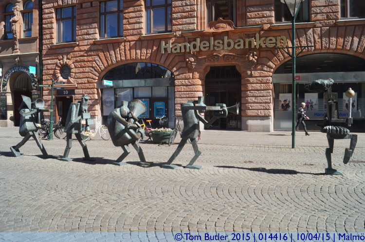 Photo ID: 014416, Musicians statue, Malm, Sweden