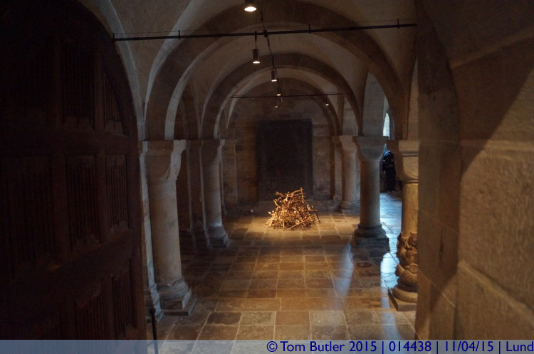 Photo ID: 014438, In the crypt, Lund, Sweden