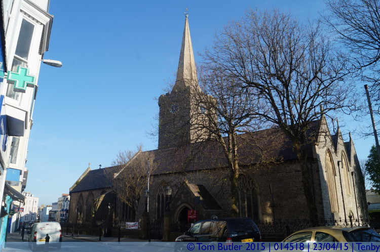 Photo ID: 014518, St Mary's Church, Tenby, Wales