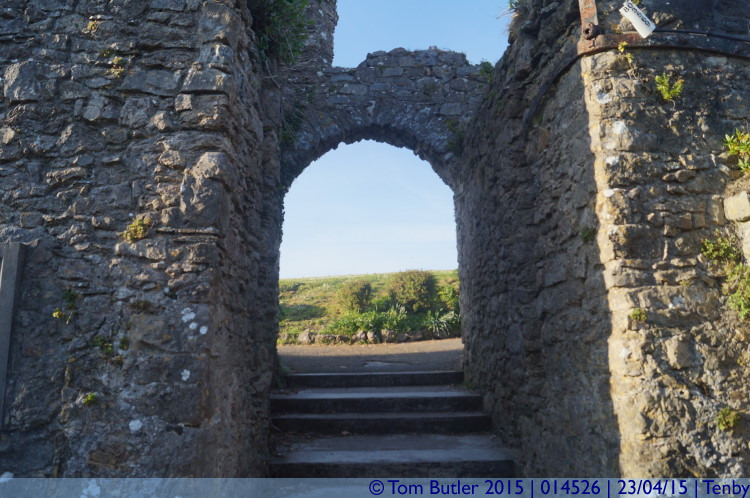 Photo ID: 014526, Inside the castle, Tenby, Wales