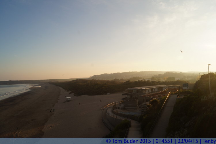 Photo ID: 014551, South Beach at sunset, Tenby, Wales
