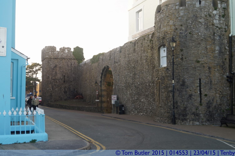 Photo ID: 014553, Town walls, Tenby, Wales