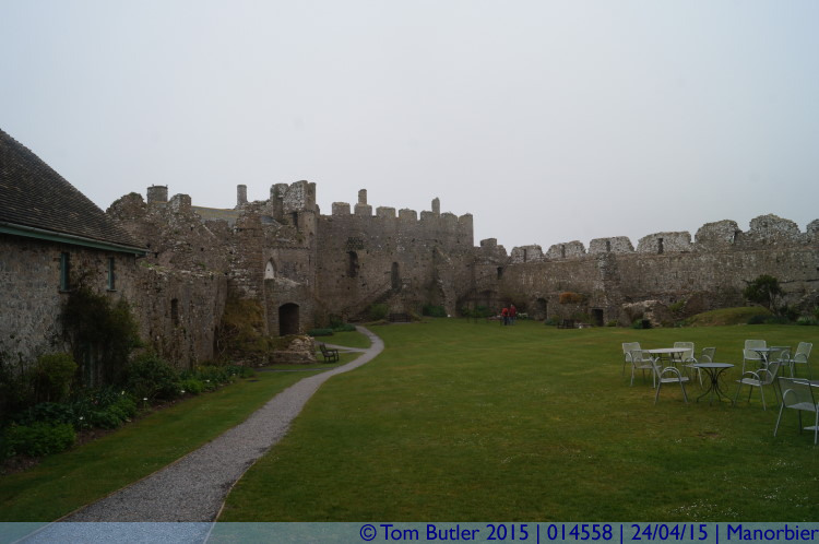 Photo ID: 014558, Inside Manorbier Castle, Manorbier, Wales