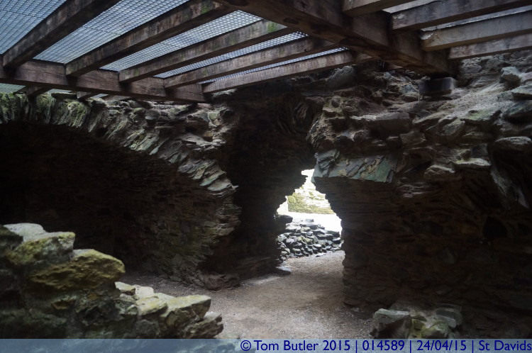 Photo ID: 014589, Palace vaults, St Davids, Wales