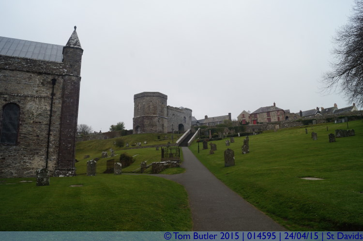 Photo ID: 014595, By the Cathedral, St Davids, Wales