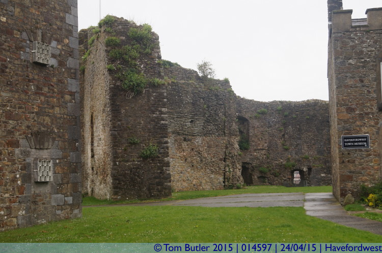 Photo ID: 014597, By the Castle, Haverfrodwest, Wales