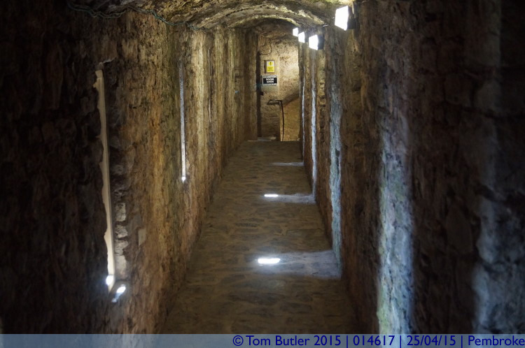 Photo ID: 014617, Inside the castle, Pembroke, Wales
