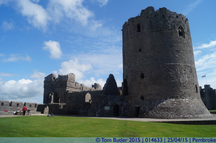 Photo ID: 014633, Castle Ruins, Pembroke, Wales