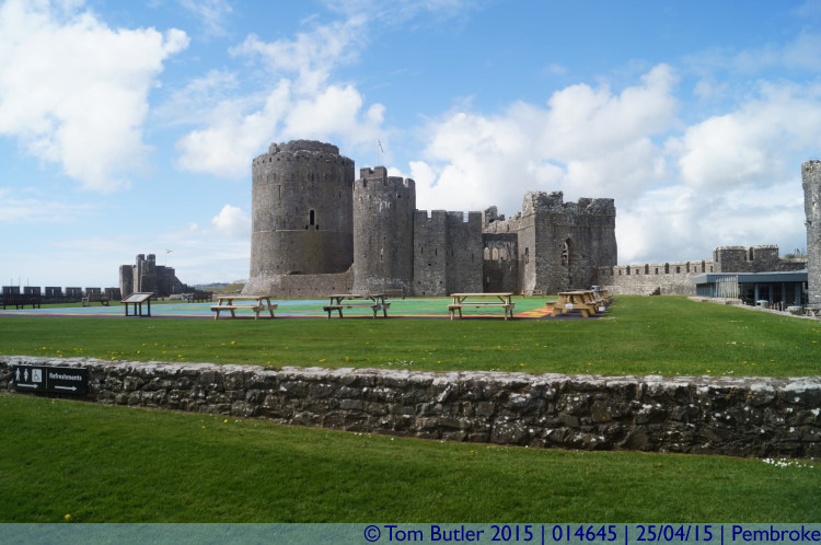 Photo ID: 014645, Castle Ruins, Pembroke, Wales