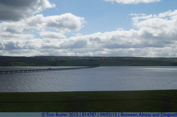Photo ID: 014787, A9 crossing the Cromarty Firth, Between Alness and Dingwall, Scotland