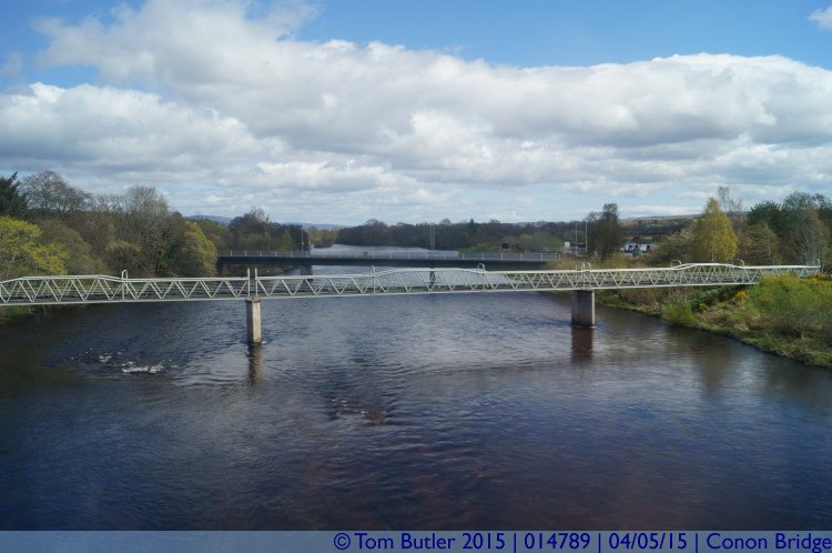 Photo ID: 014789, Crossing the Conon, Conon Bridge, Scotland