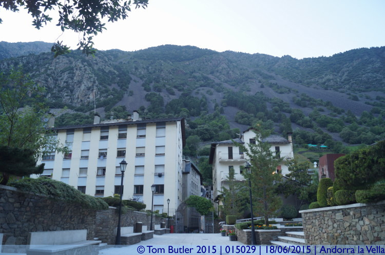 Photo ID: 015029, Mountains behind the town, Andorra la Vella, Andorra