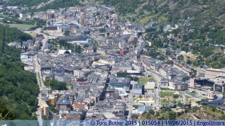 Photo ID: 015054, View over Andorra La Vella, Engolasters, Andorra