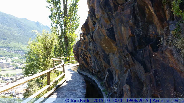 Photo ID: 015060, Path meets mountain, Andorra la Vella, Andorra