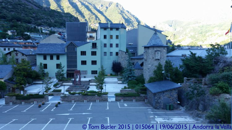 Photo ID: 015064, Looking down on Casa de la Vall, Andorra la Vella, Andorra